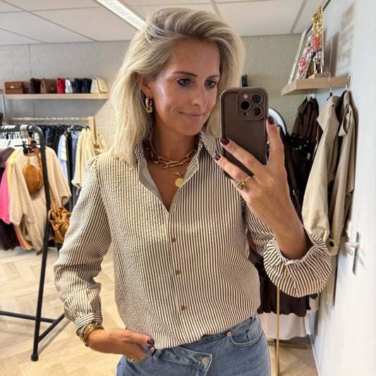 Blouse Sendra Streep Camel