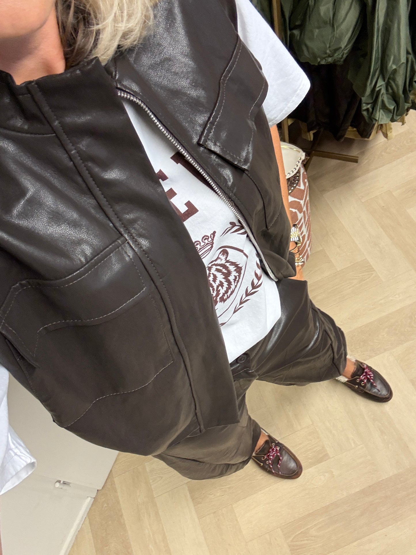 Gilet Haily PU Bruin