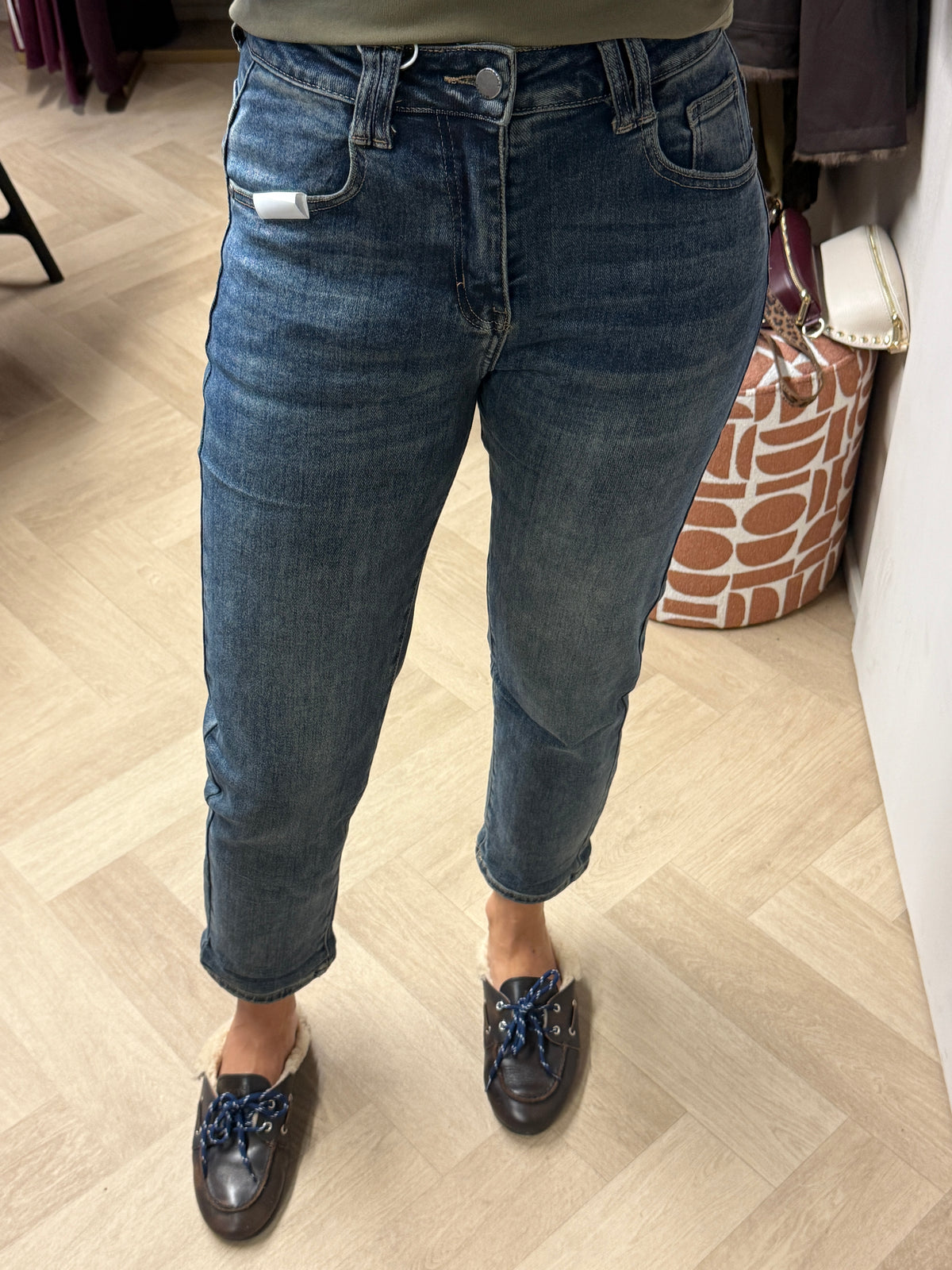 Jeans Eva Mom Fit Blue