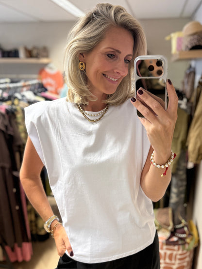 Shirt Kirsten Shoulders Wit