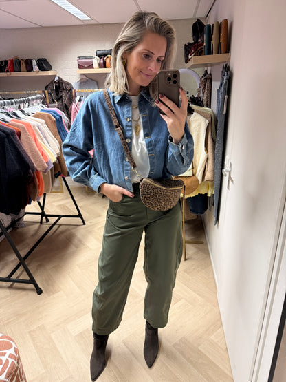 Broek Barrel Shirley Khaki