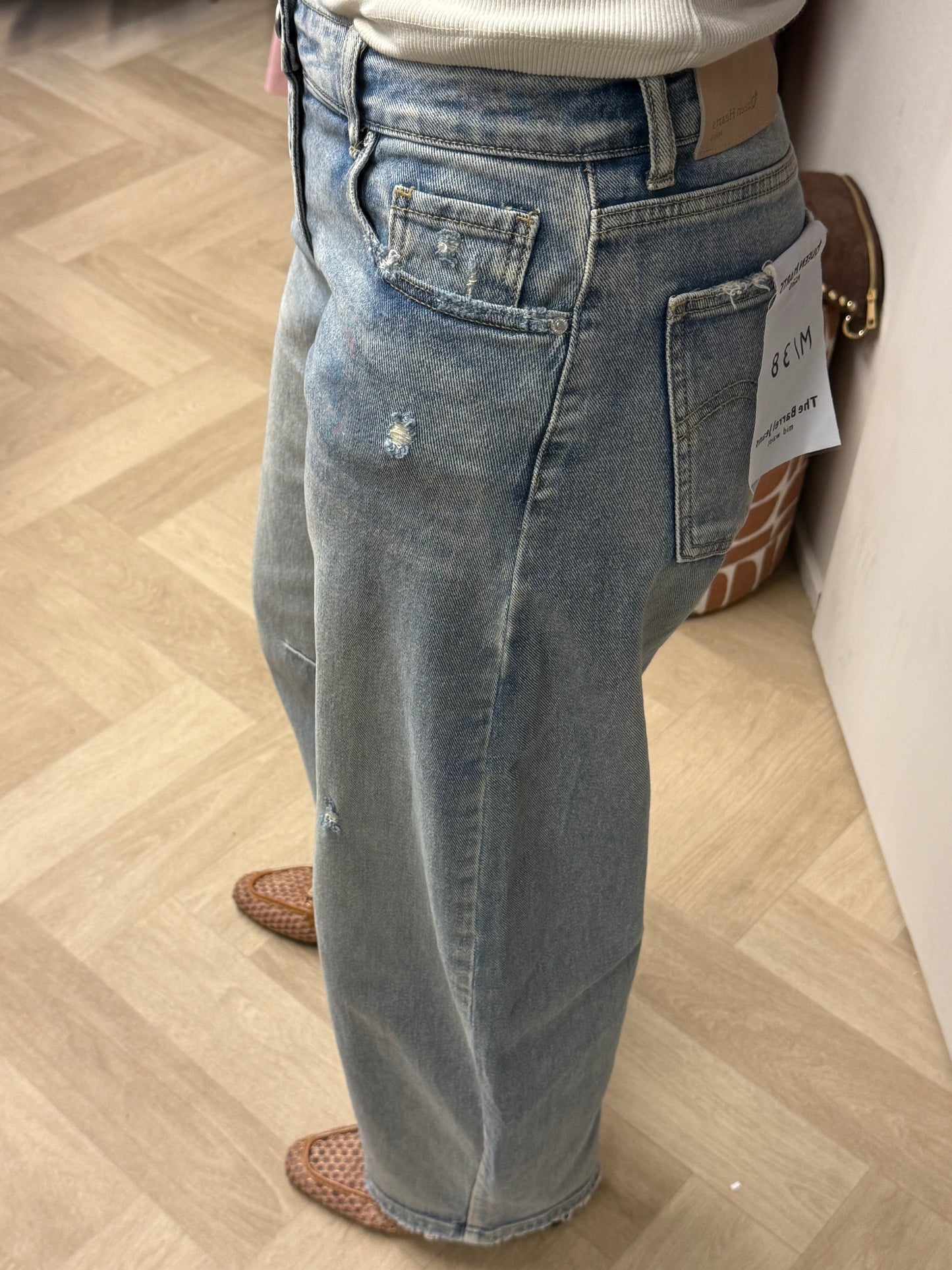Jeans QH Jill Barrel Fit Light Blue Zand