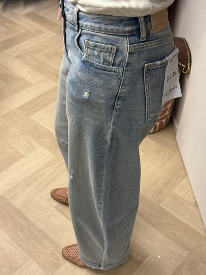 Jeans QH Jill Barrel Fit Light Blue Zand