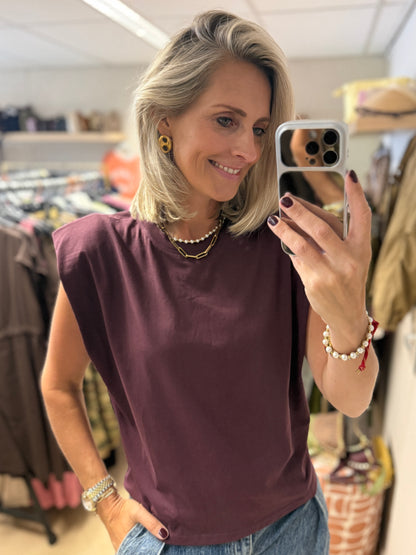 Shirt Kirsten Shoulders Plum