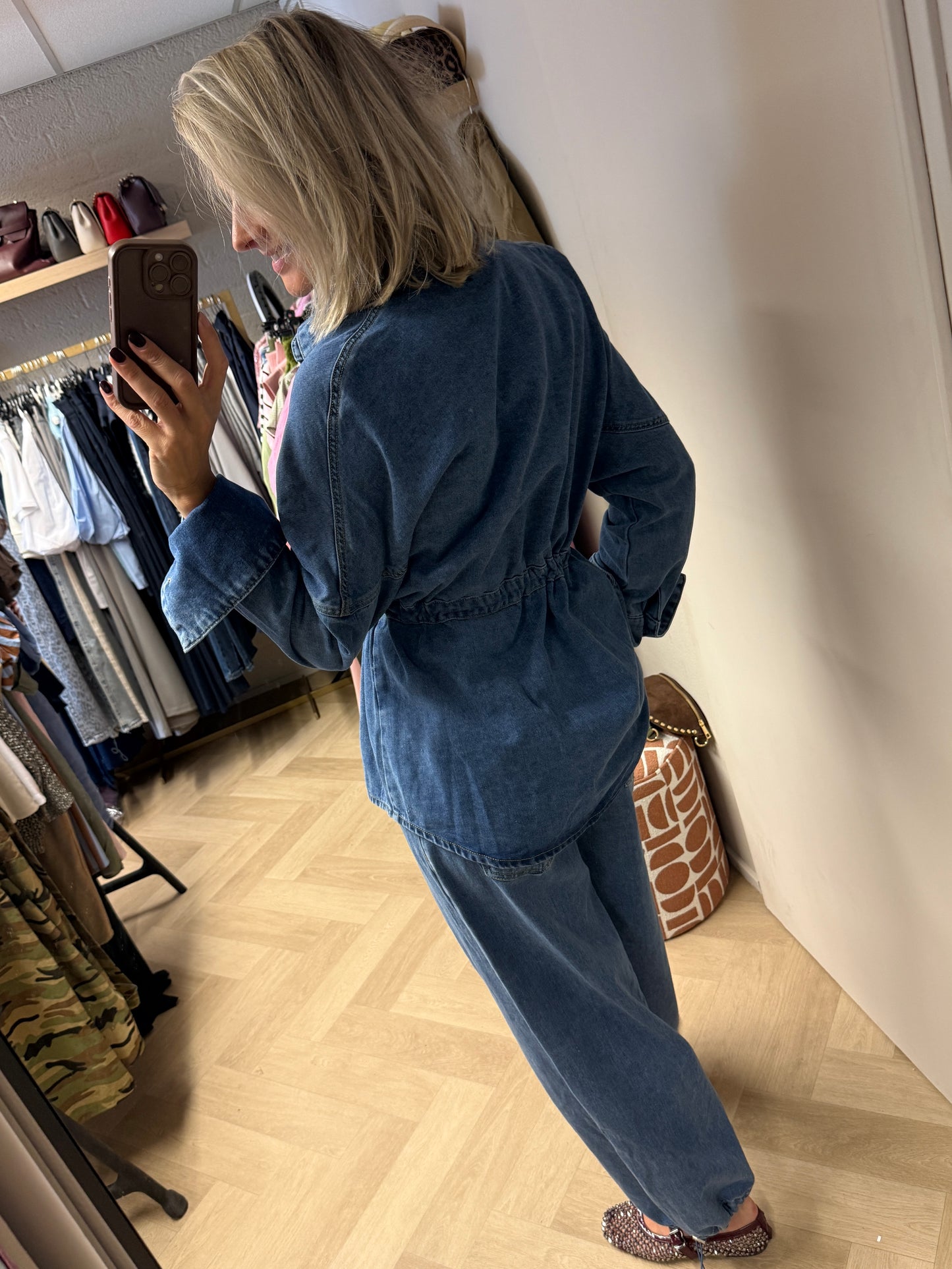 Co Ord Set Coco Denim Blauw