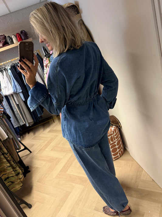 Co Ord Set Coco Denim Blauw