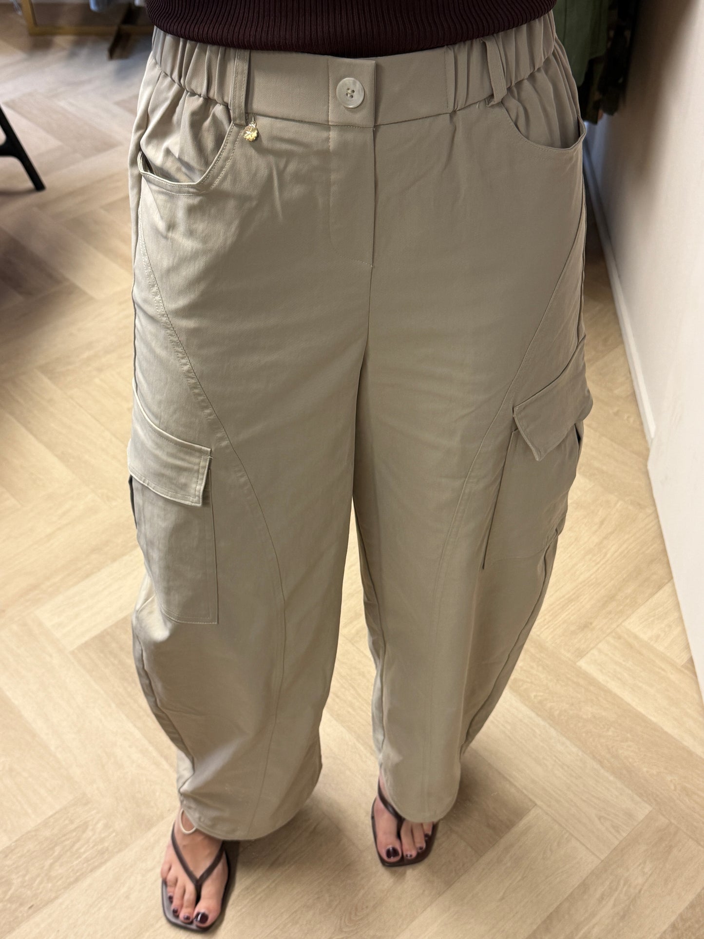Broek Terry Worker Beige