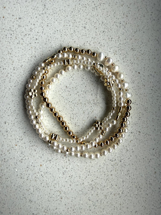 Armband Set Cannes Parels 4