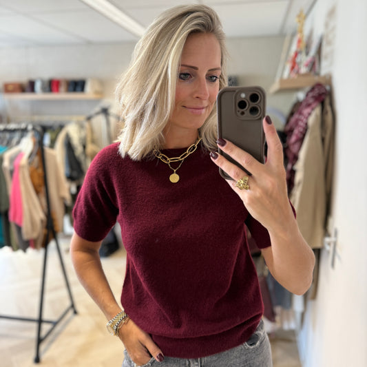 Trui Suus Acryl Burgundy