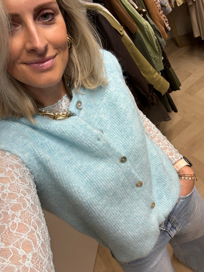 Vest Gilet Claire Lichtblauw