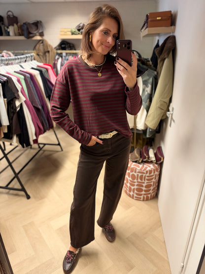 Shirt Mary Streep Bruin Bordeaux
