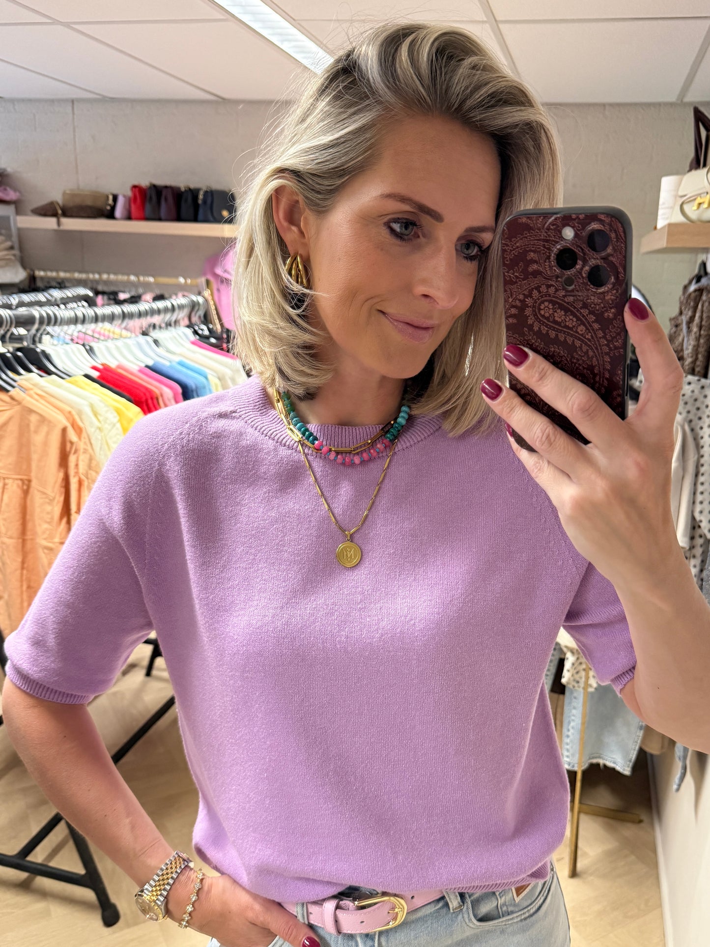 Trui Suzie Viscose Lila