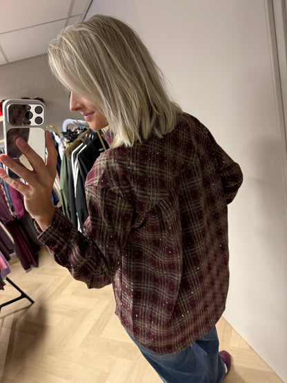 Blouse Stella Ruit Studs Bordeaux