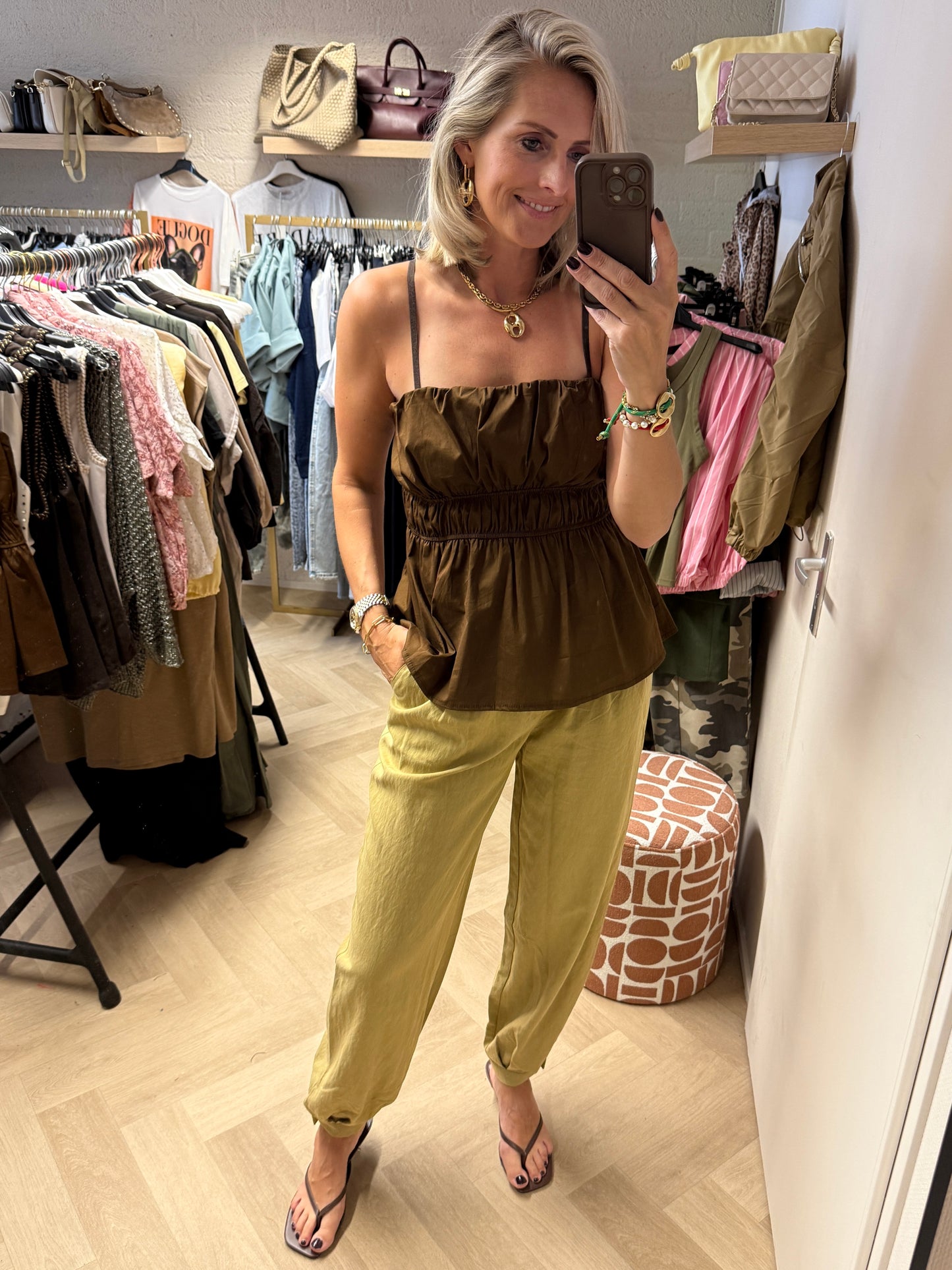 Top Blouse Wellsy Bruin