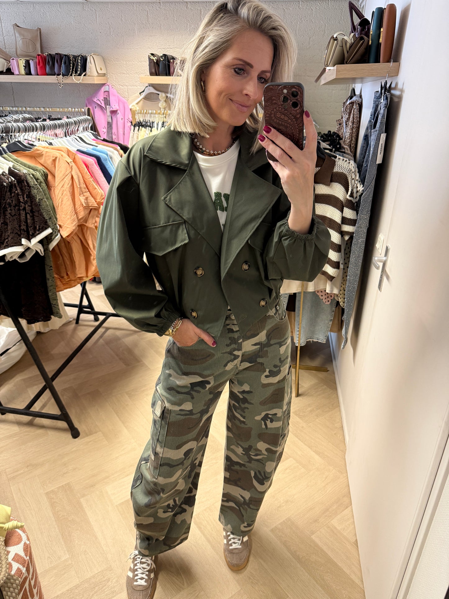 Jas Trench Armygroen