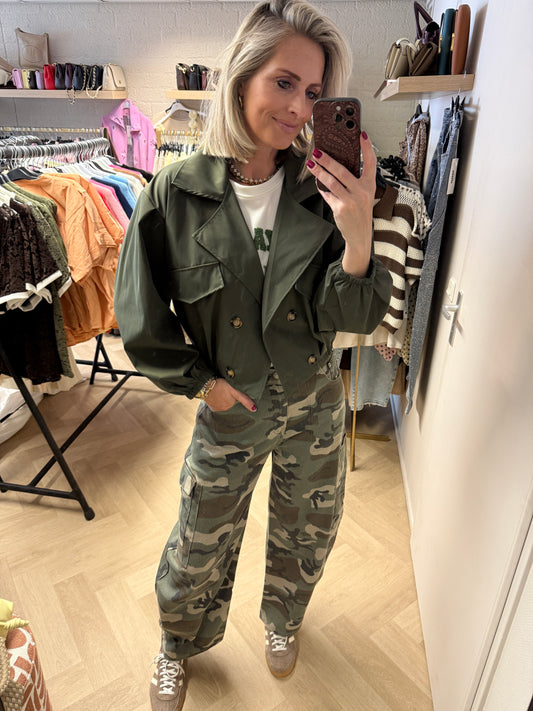 Jas Trench Armygroen