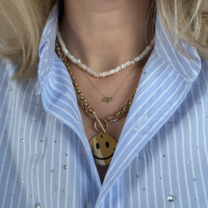 Ketting Smiley Goud Luxe