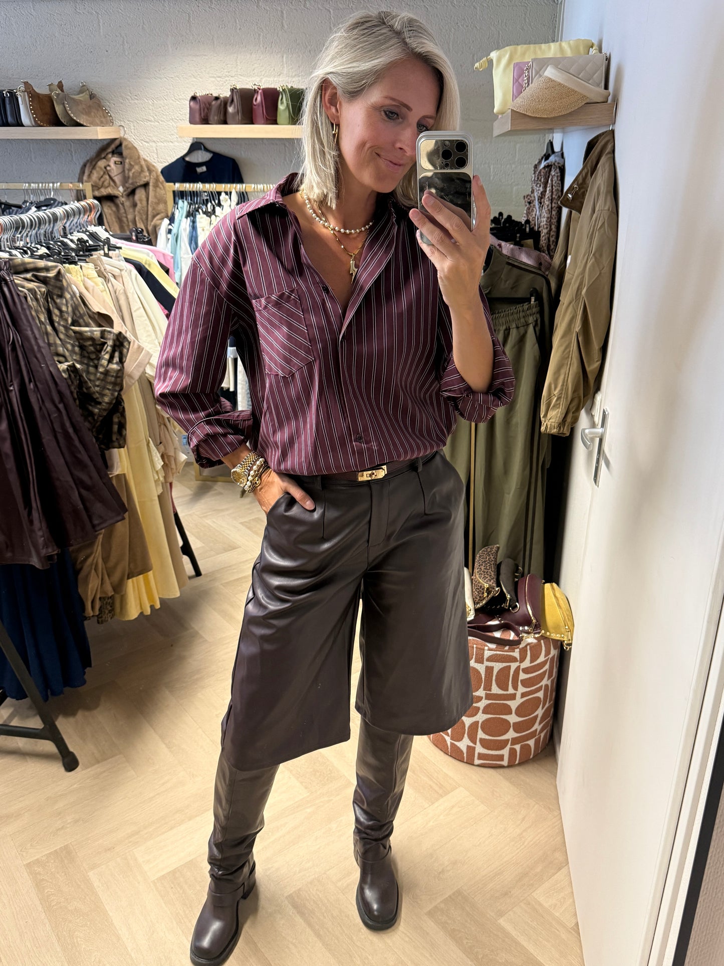 Jort PU Nina Burgundy
