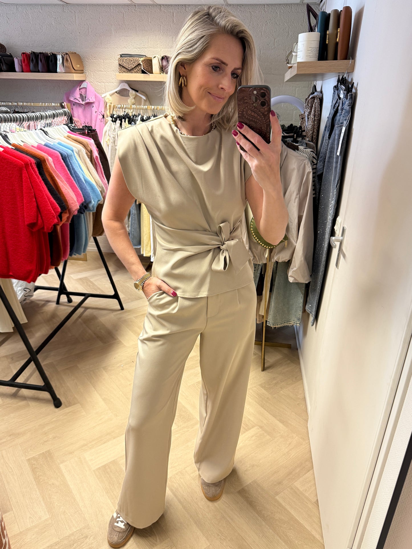 Top Farah Beige