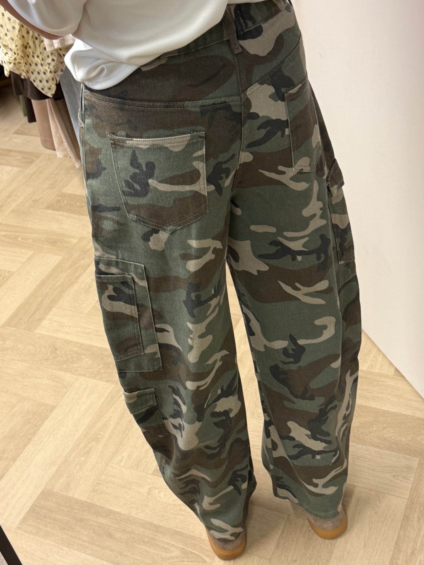 Jeans Mochi Armyprint Groen