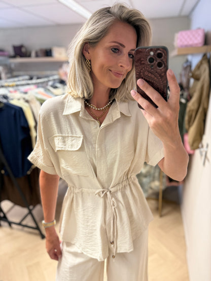 Co Ord Set Vera Beige
