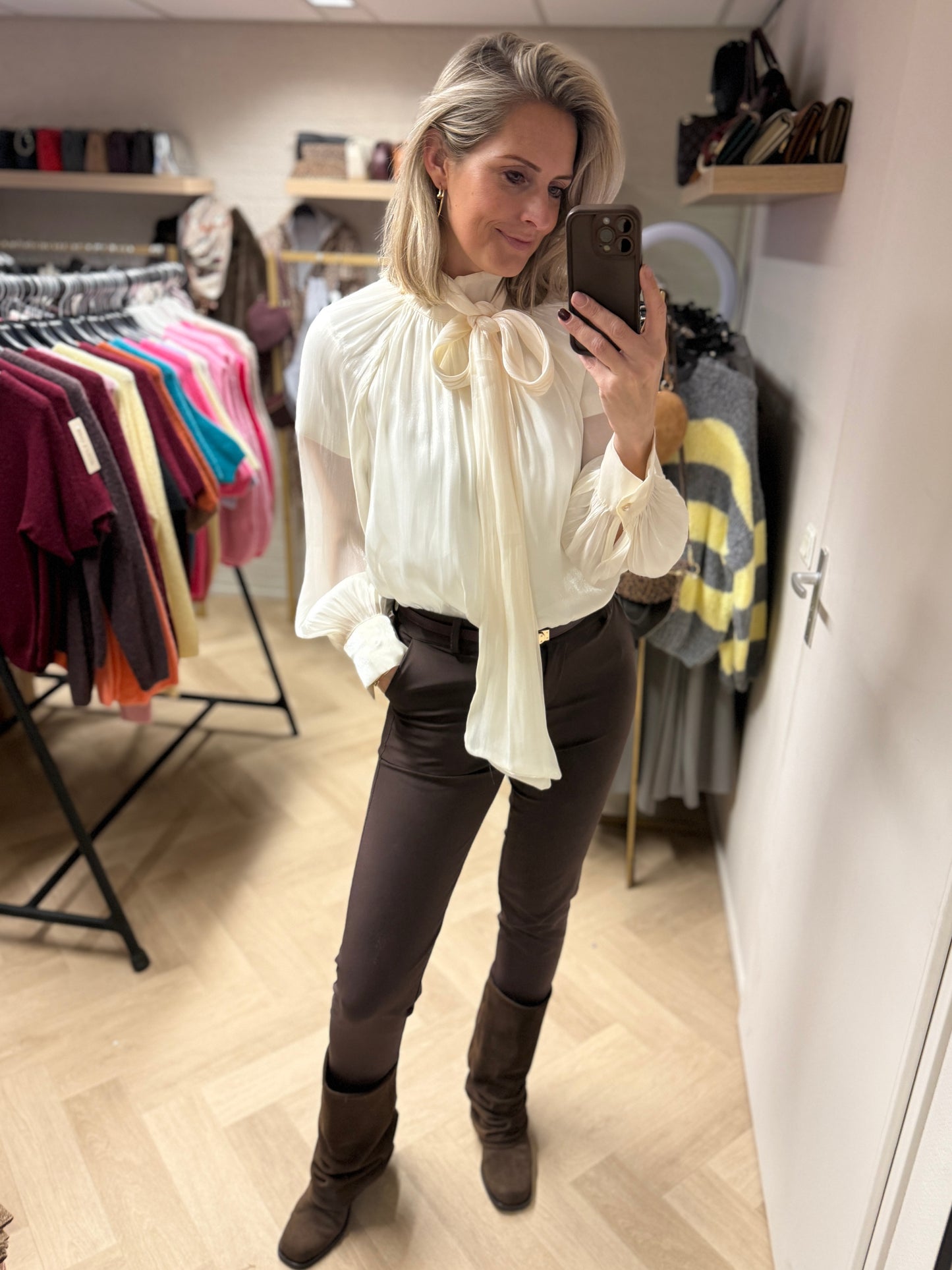 Blouse Florence Glans Offwhite