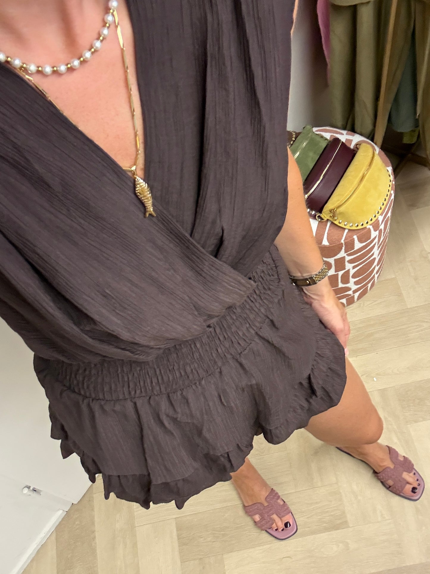 Playsuit Juli Viscose Choco