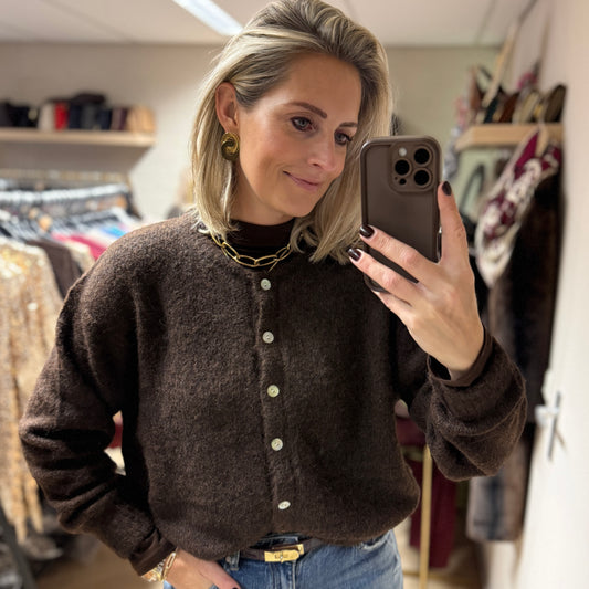 Vest Vito Donkerbruin