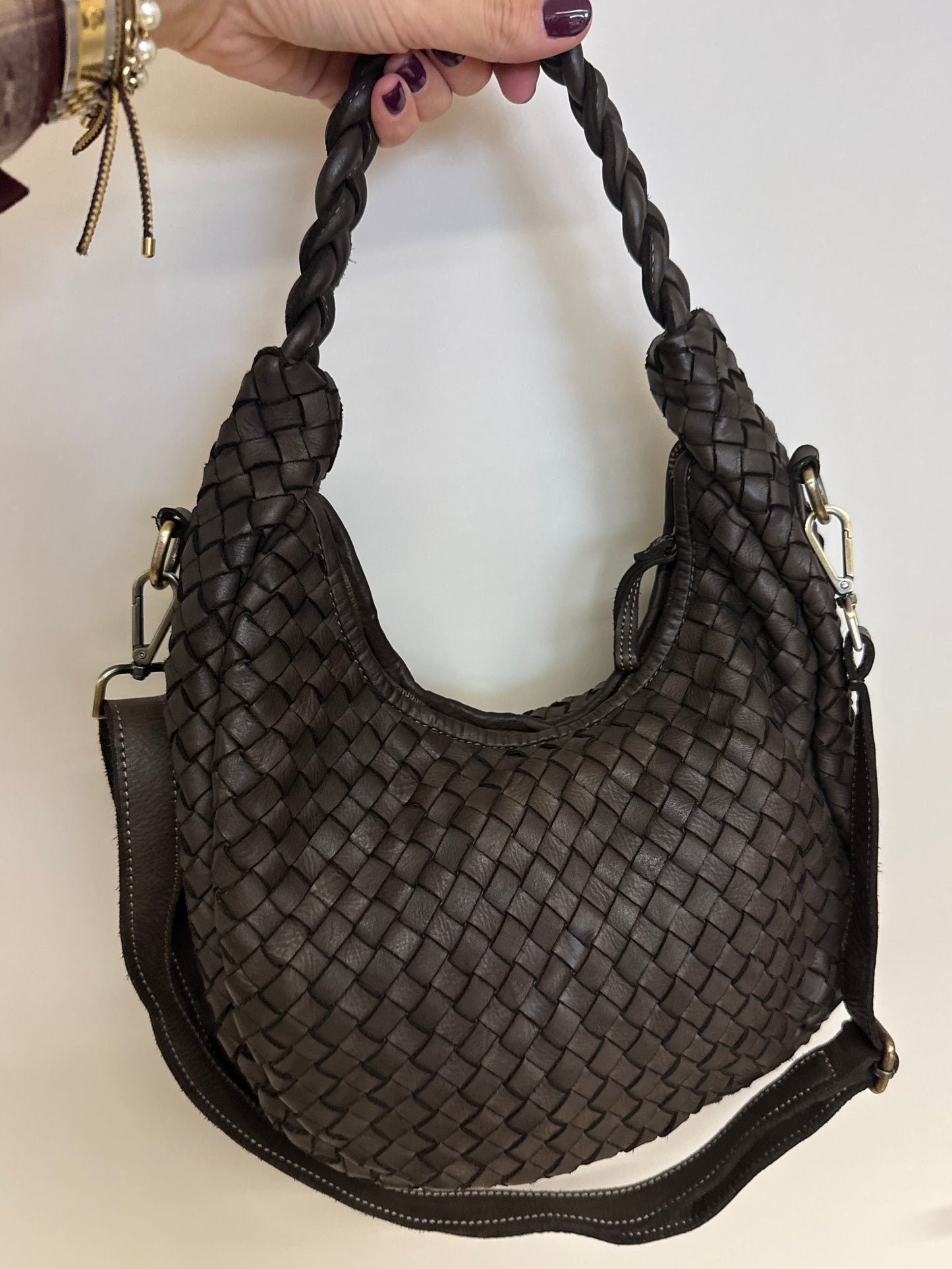 Tas Luxe Botti Washed Bruin