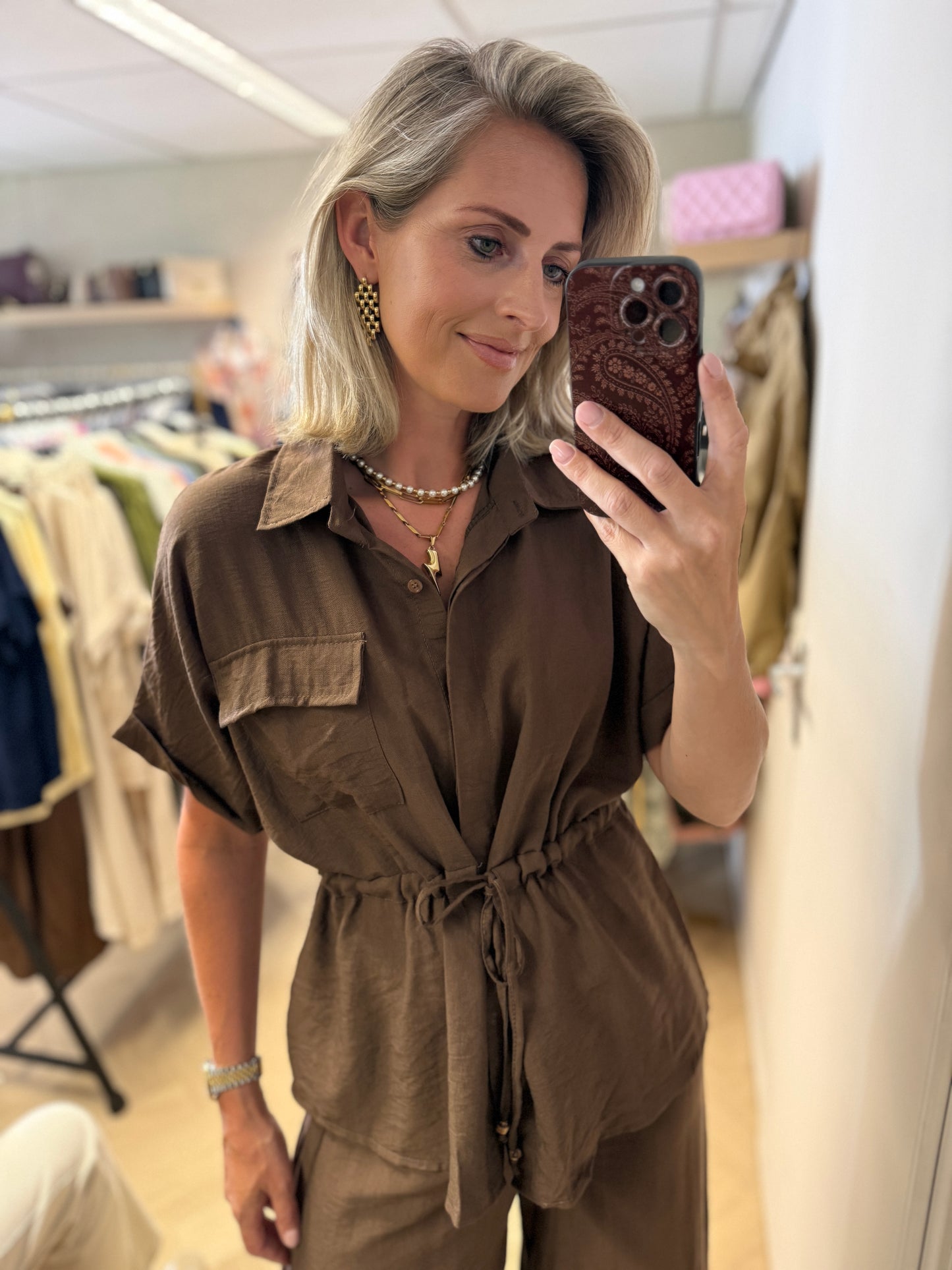 Co Ord Set Vera Choco