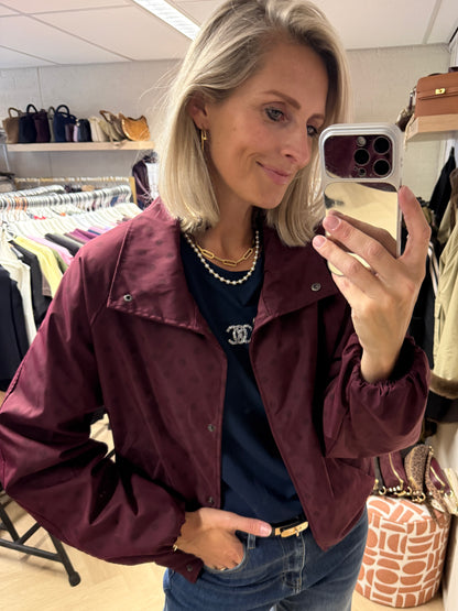 Jack Polkadot Burgundy