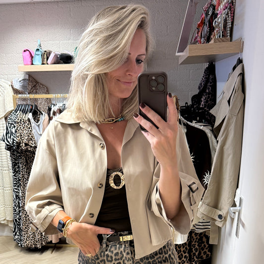 Trenchcoat Stevie Cape Beige