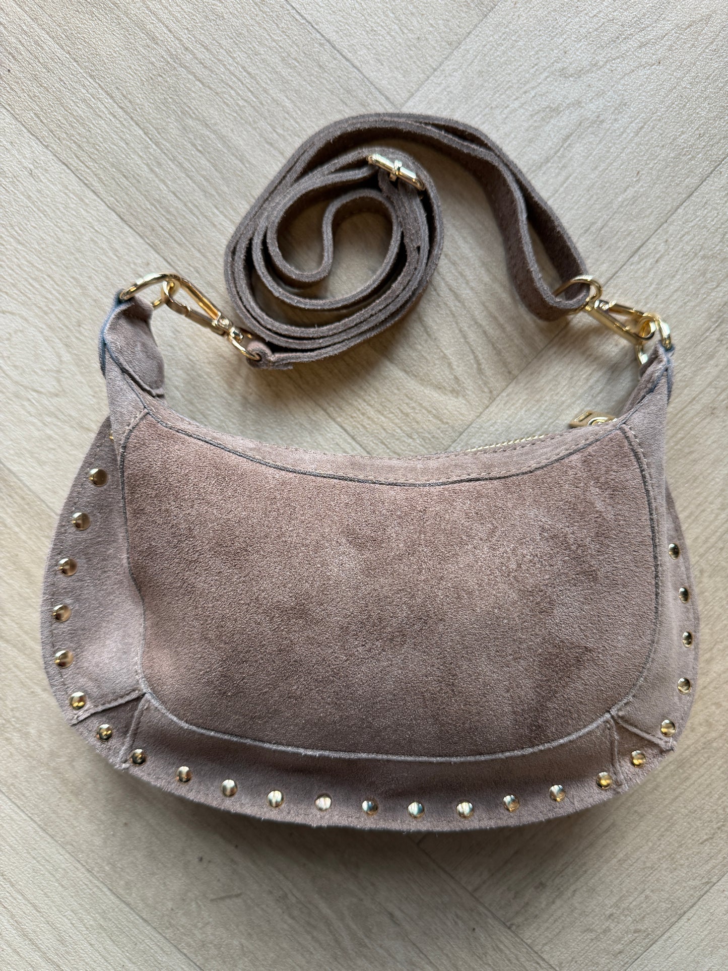 Tas Monica Suède Taupe