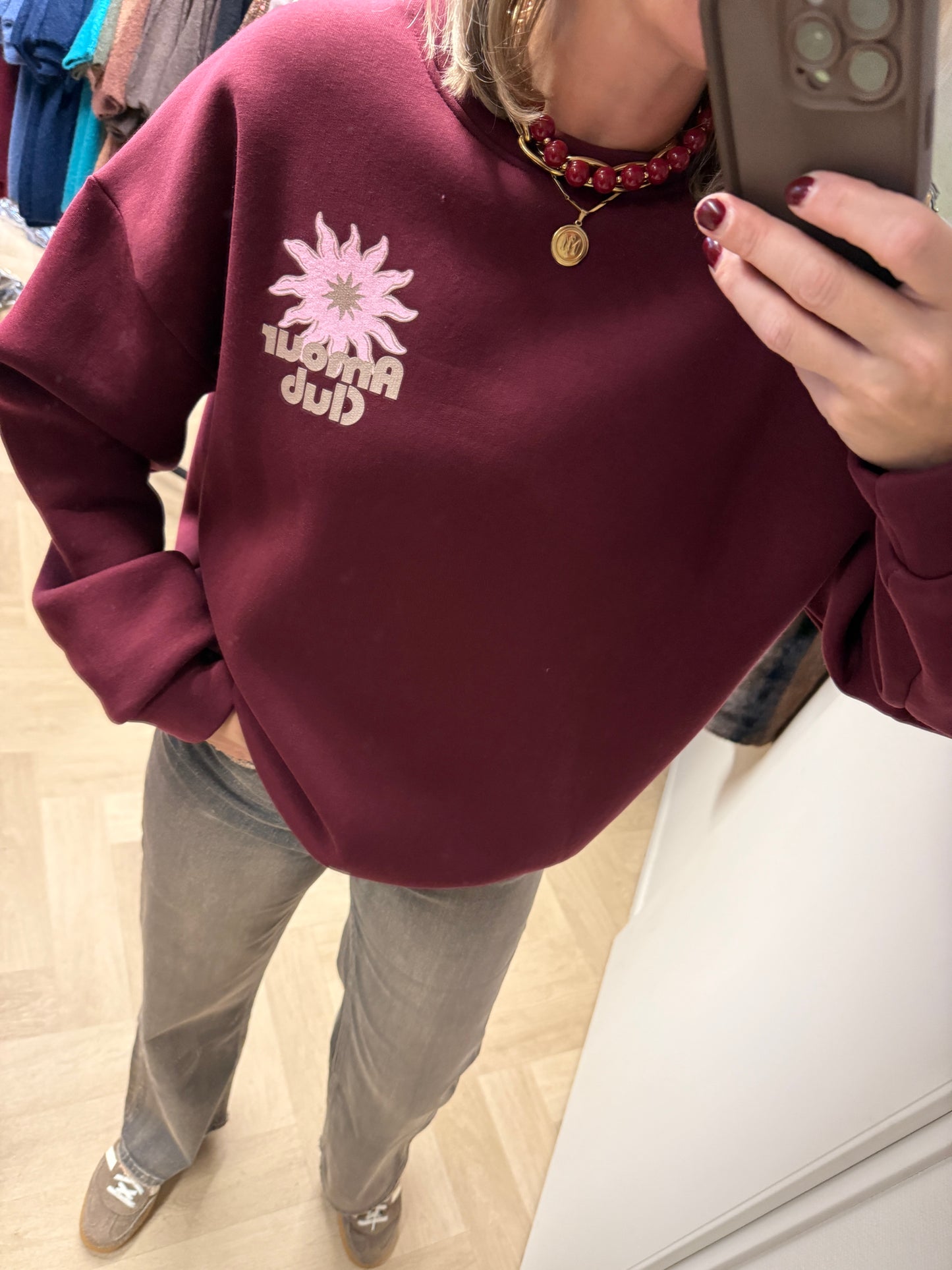 Sweater Amour Club Burgundy