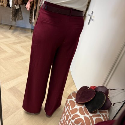 Pantalon Farah Bordeaux