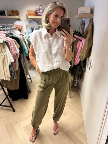 Blouse Kimmie Transparant Wit