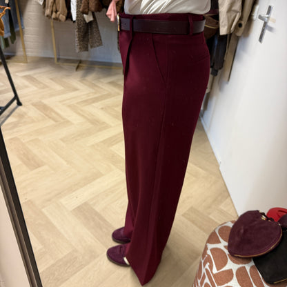 Pantalon Farah Bordeaux