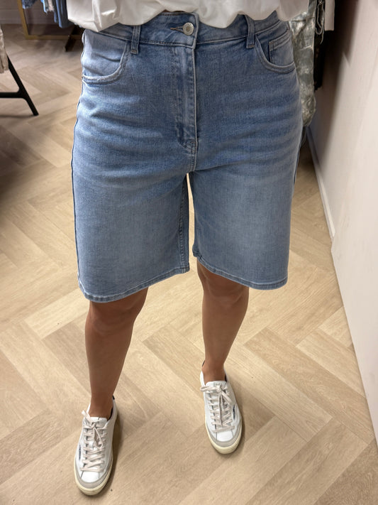 Jeans Bermuda Laulia Lichtblauw