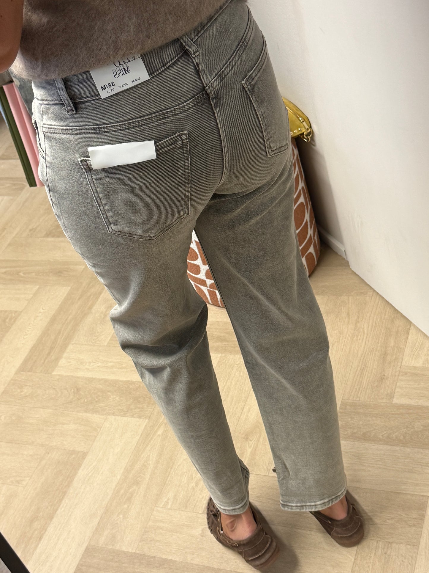 Jeans Bella Grijs Taupe