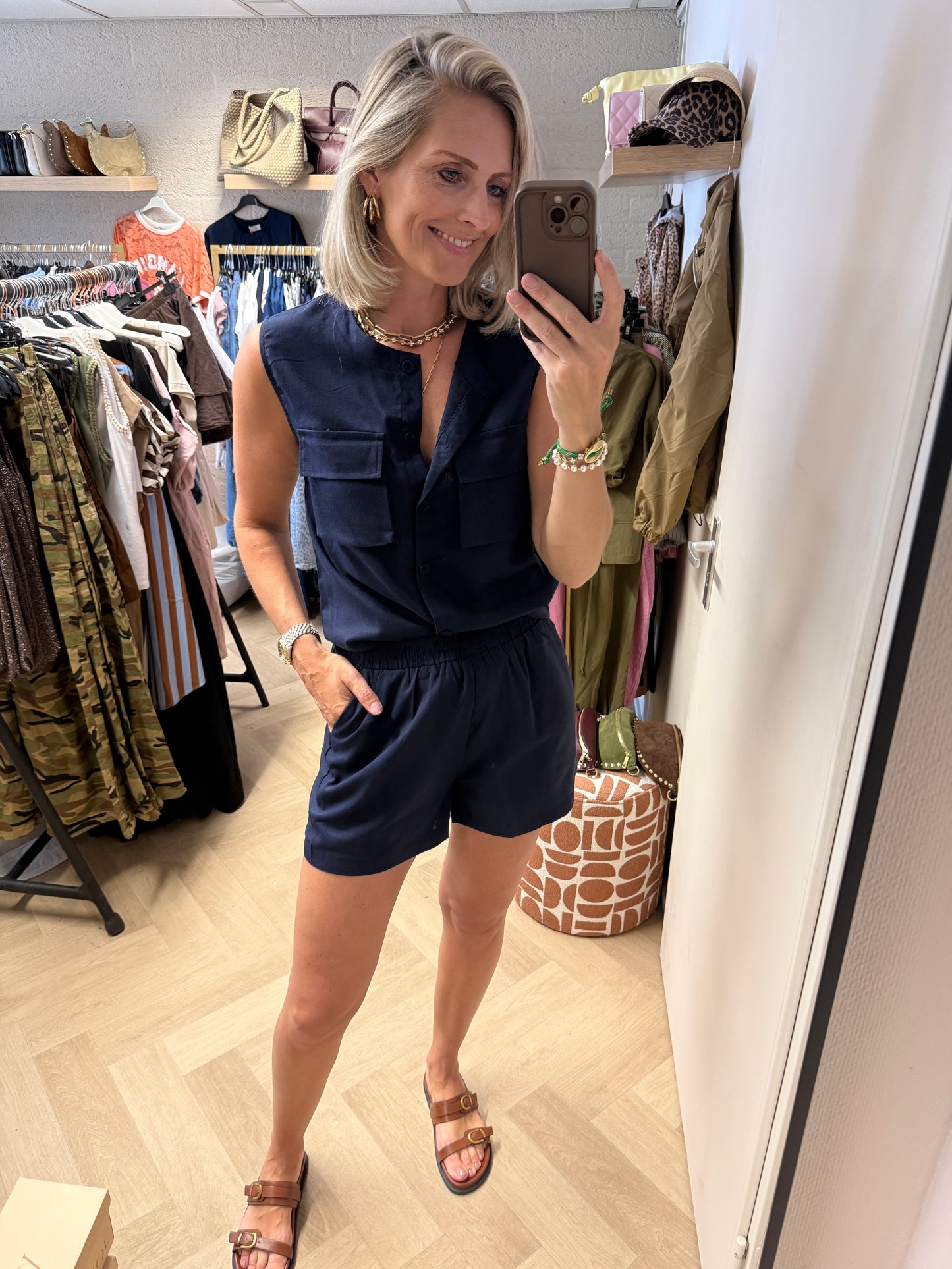 Co Ord Set Joanna Navy