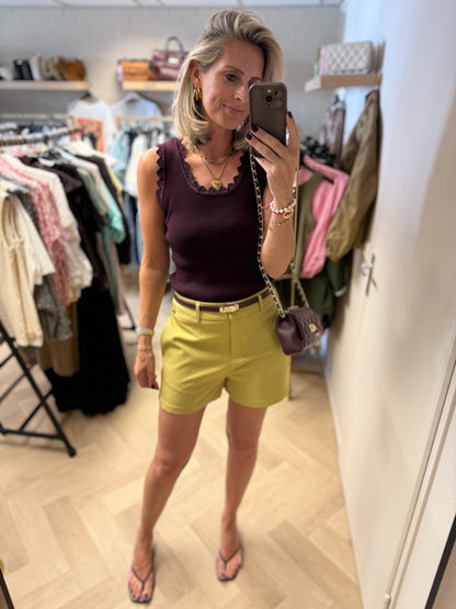 Short Cleo Pistache
