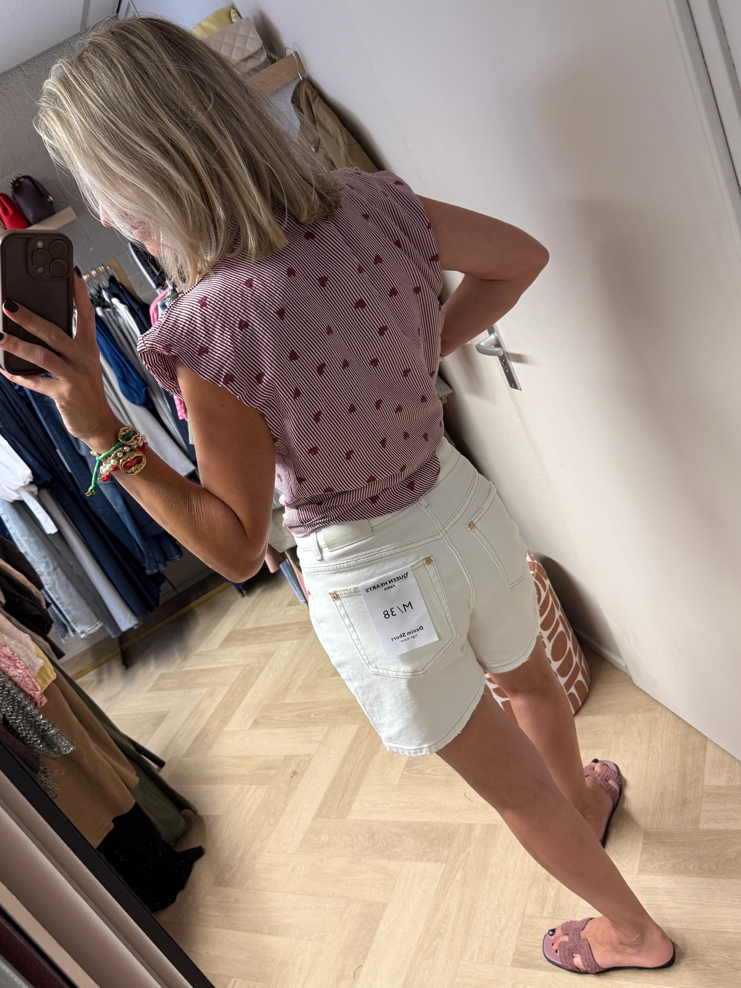 Blouse Jill Streep Hartjes Bordeaux