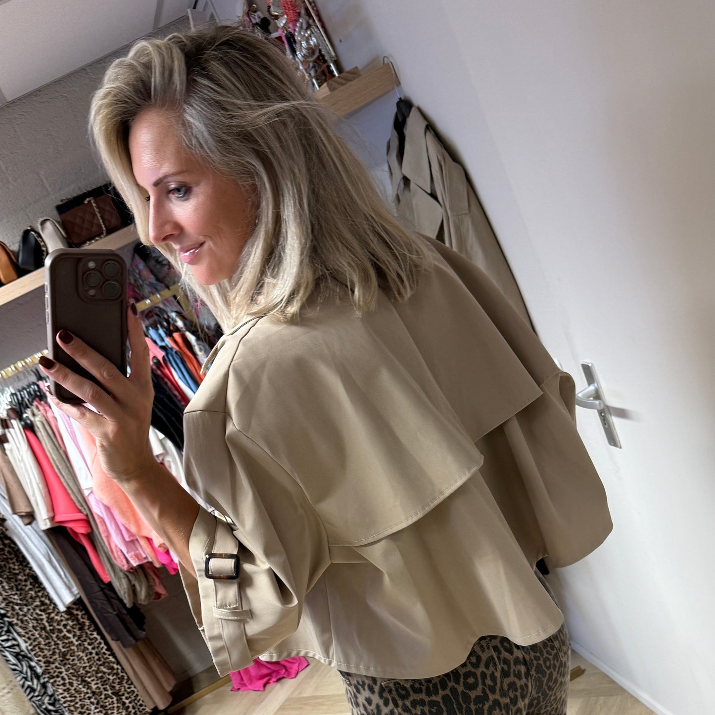 Trenchcoat Stevie Cape Beige