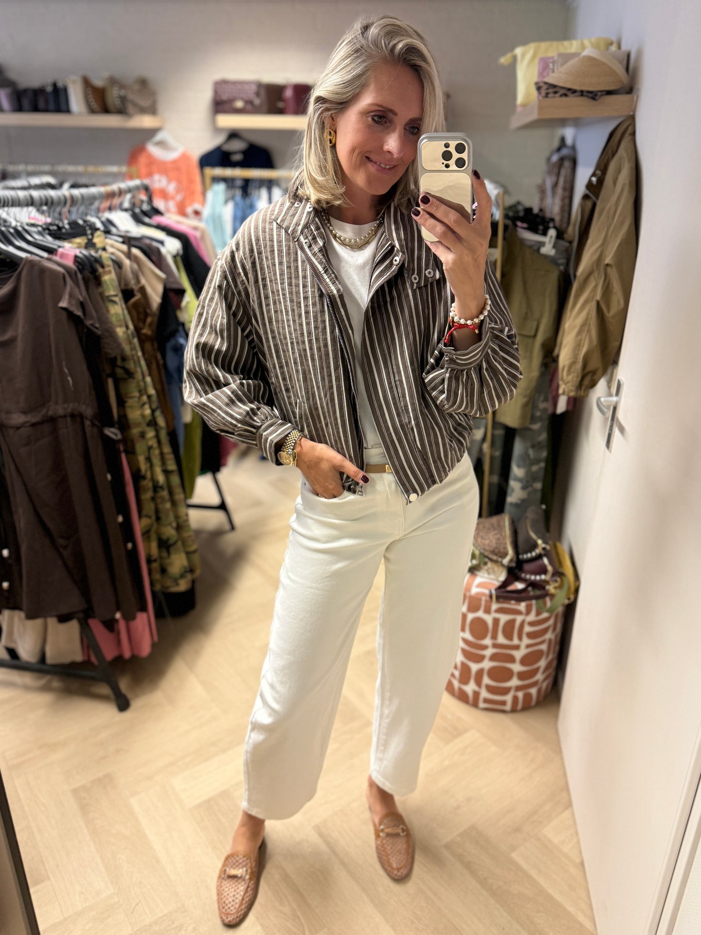 Jack Gea Streep Taupe