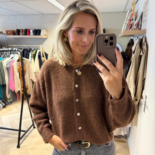 Vest Vito Chocoladebruin