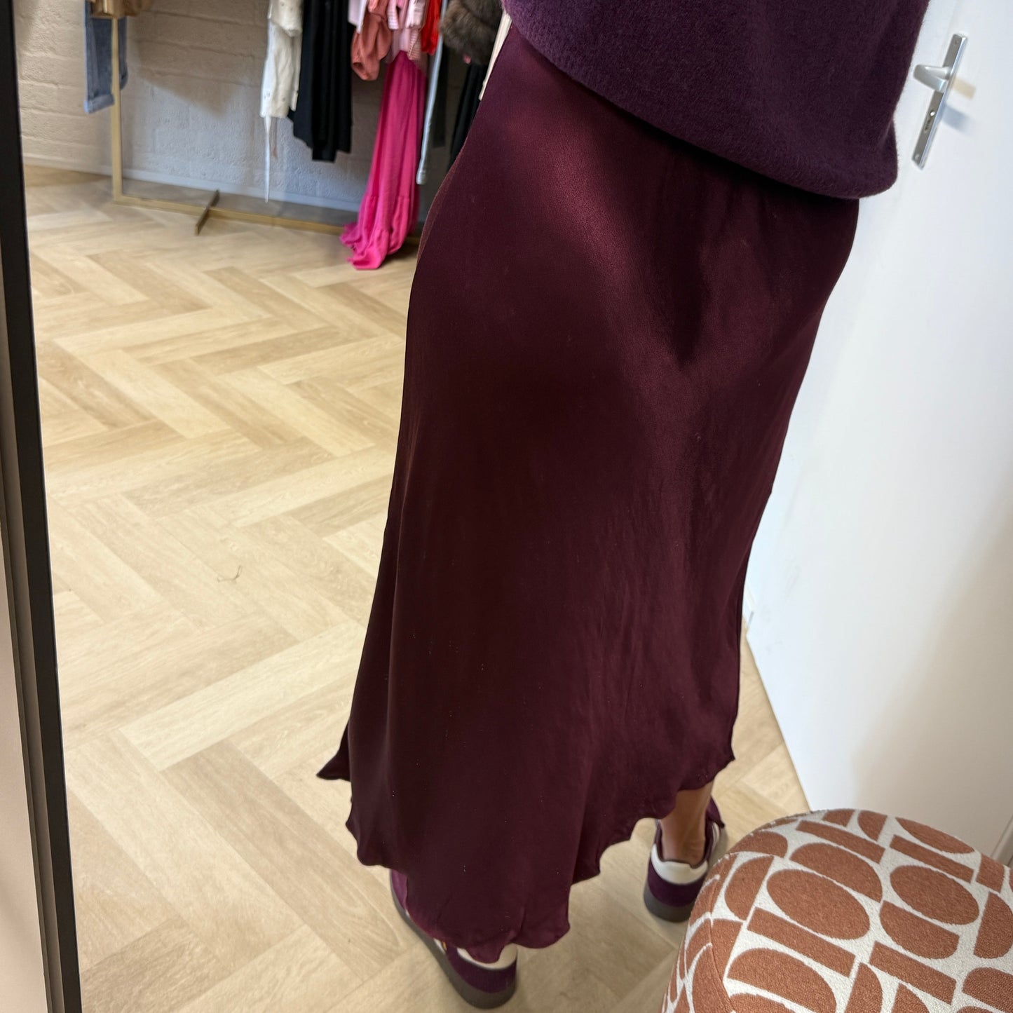 Rok Jumelle Burgundy