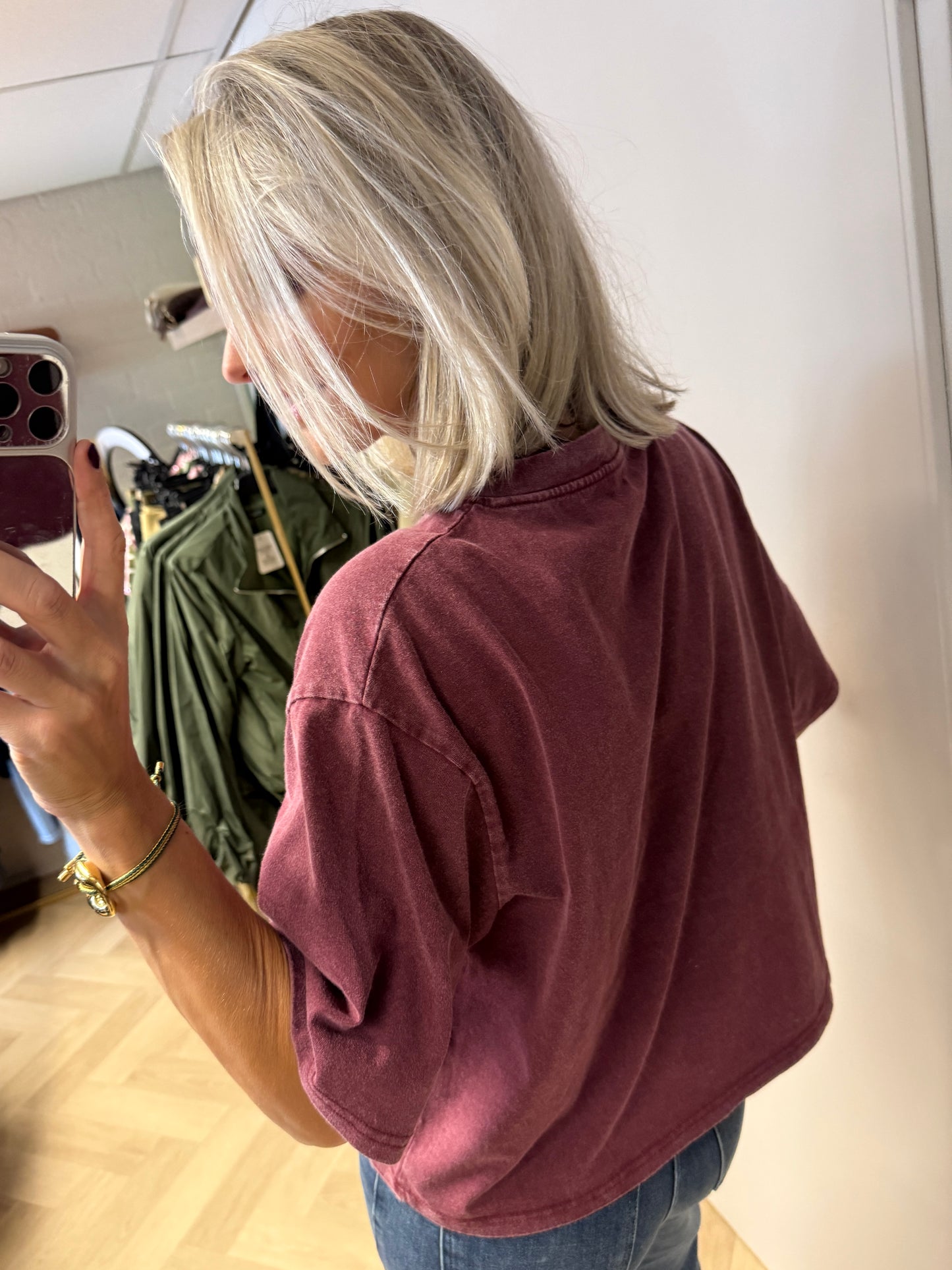 T-Shirt Julia Vintage Bordeaux