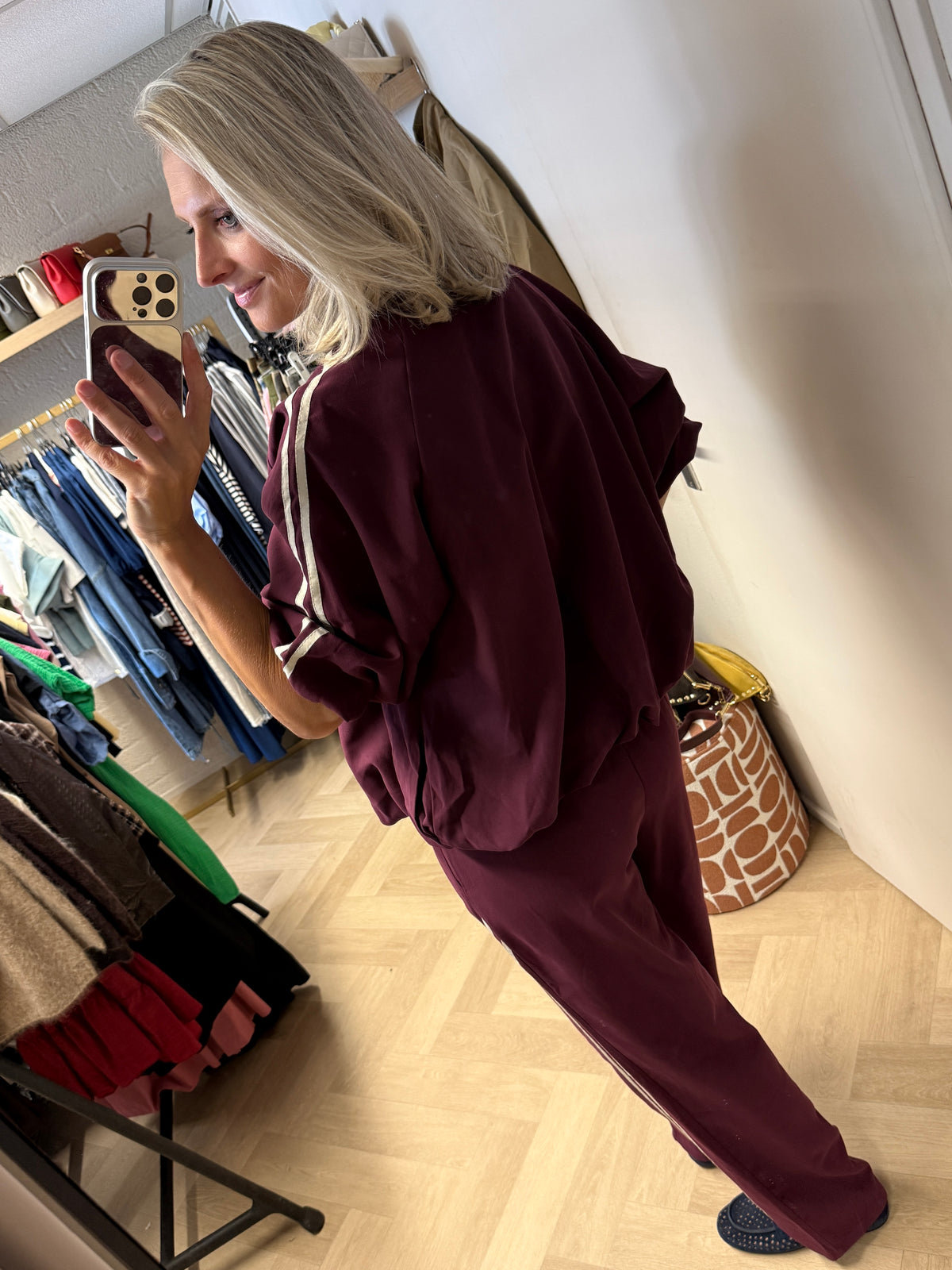 Co Ord Set Mandy Streep Bordeaux