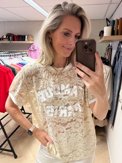 Shirt Lucy L'Amour Paris Ecru