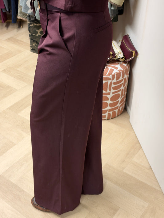 Pantalon Farah Plum